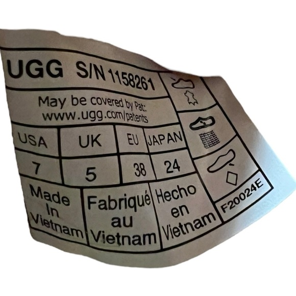 NWOB UGG Women’s Pumped Faux Fur Trim Slipper Bootie In Mustard Seed Size 7 - Picture 6 of 7